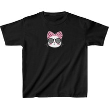 Velmora Fashion Baskılı T-Shirt - Siyah -