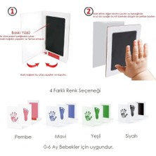 Uravas Store Bebek El ve Ayak Izi Anı Seti - Mürekkepsiz Güvenli Baskı Kiti ve Çerçeve
