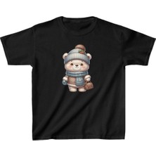 Velmora Fashion Baskılı T-Shirt - Siyah -