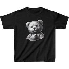 Velmora Fashion Baskılı T-Shirt - Siyah -