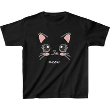 Velmora Fashion Baskılı T-Shirt - Siyah -