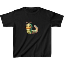 Velmora Fashion Baskılı T-Shirt - Siyah -