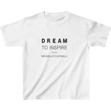 Velmora Fashion Çocuk Baskılı T-Shirt - Beyaz