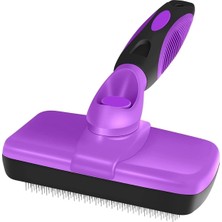 Uravas Store® Otomatik Temizlenebilen Tuşlu Pratik Kedi Köpek Tüy Toplama Fırçası