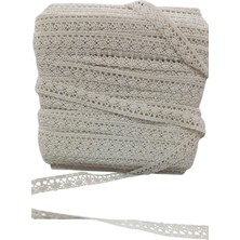 Uravas Store Kopanaki Dantel En 1 cm Göz Model Krem 10 Metre