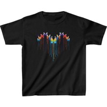 Velmora Fashion Baskılı T-Shirt - Siyah -