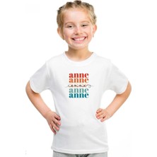 Velmora Fashion Çocuk Baskılı T-Shirt - Beyaz