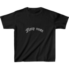 Velmora Fashion Baskılı T-Shirt - Siyah -