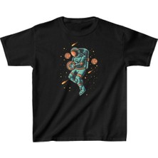 Velmora Fashion Baskılı T-Shirt - Siyah -