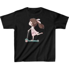 Velmora Fashion Baskılı T-Shirt - Siyah -