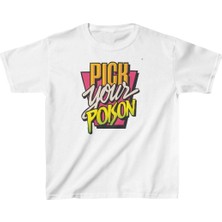 Velmora Fashion Çocuk Baskılı T-Shirt - Beyaz