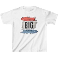 Velmora Fashion Çocuk Baskılı T-Shirt - Beyaz