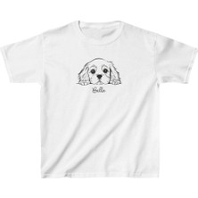 Velmora Fashion Çocuk Baskılı T-Shirt - Beyaz