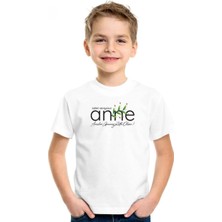 Velmora Fashion Çocuk Baskılı T-Shirt - Beyaz