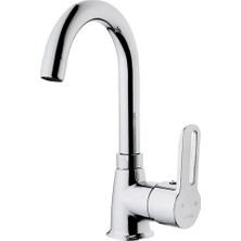 FSM Kare Limra Mix Lavabo Bataryası Kısa Borulu Aç Kapa