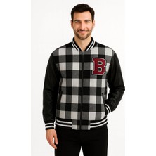 Velmora Fashion Kolej Ceket - Gri -