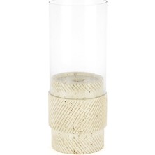 Mikasa Moor Mumluk Cam Mermer Krem 10X27 cm 115163