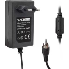 Karahanbey RA-1620 Rca Fişli 16 Volt - 2 Amper Priz Tipi Rca -Tos Fişli Santral Adaptörü