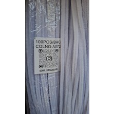 Mutkin Şönil 100 Lü Kırık Beyaz Renk Kod A072 30 cm -🛍️ Yoğun Tüylü Hobi Çubuğu Tel El Işi 100 Lü Paket💐