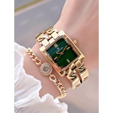 Daniel Klein Çelik Kordon 30 mt Suya Dayanıklı Kadın Kol Saati+Bileklik BF.GF.10821.4