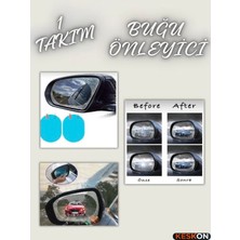 Keskon 2’li Sağ-Sol Dikiz Ayna Yağmur ve Buğu Önleyici Film – Su Geçirmez, Net Görüş Sağlayan Ayna Koruyucu