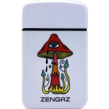 Zengaz Cool Tasarım Jet Alev Çakmak - Crying Cosmic Shroom