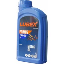 Lubex Primus 20W50W 4 Zamanlı Motor Yağı 1 lt