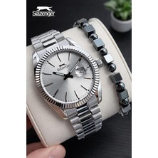 Slazenger 2 Yıl Garantili Nişan ve Takım Elbiseye Özel Tasarım 10 Atm Erkek Kol Saati FG.S2511.330