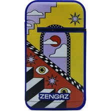 Zengaz Cool Tasarım Jet Alev Çakmak - Pop Art Pulse