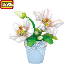 Uravas Store LZ8837 Loz Saksili Zambak Block Oyuncak 240 Parça