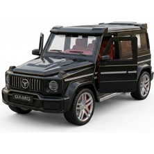 Farbu Oyuncak Mercedes G-Serisi Tasarımlı Sürtmeli Model Araba - Sesli ve Işıklı - 1:32 Ölçek