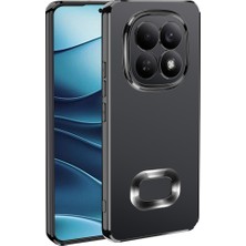 Maks Technology Redmi Note 15 Pro 4g Kılıf Kamera Korumalı Logo Gösteren Mkst Omega Kapak - Siyah