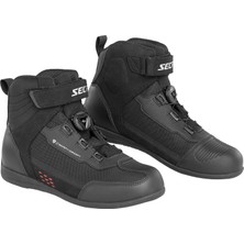 Seca Speed Yazlık Motosiklet Botu Kısa Siyah