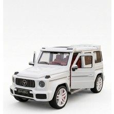 Farbu Oyuncak Mercedes G-Serisi Tasarımlı Sürtmeli Model Araba - Sesli ve Işıklı - 1:32 Ölçek