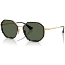 Vogue Vo 4359SI 28071 53 Kadın Geometrik Gold Metal Güneş Gözlüğü