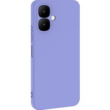 Gpack Tecno Spark Go 2 Kılıf Lansman Silikon Içi Kadife Lila