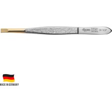 Nippes Solingen Düz Cımbız Altın Kaplama 38SGP 90 mm Almanya Menşeli Üstün Hassasiyet