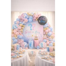 Eng Parti Dünyası 74 Parça Cinsiyet Balon Konsepti - Baby Shower Seti ENG-B1082
