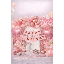 Eng Parti Dünyası 48 Parça Doğum Günü Balon Konsepti - Happy Birthday Seti ENG-B1056