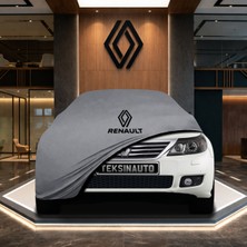 ULTRASHOP Renault Safrane Gri Kumaş Oto Branda Araca Özel Penye Araba Brandası Araç Örtüsü