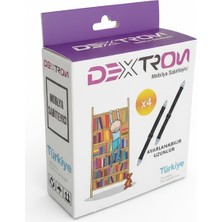 Dextron Deprem Çocuk Bebek Evcil Hayvan Güvenlik Kilidi Seti - Metal Uclu Mobilya Sabitleme Kayışı (4 Adet)