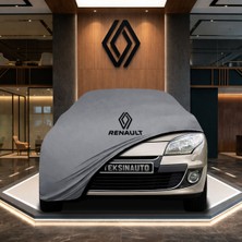 ULTRASHOP Raneult Megane 3 Station Wagon (2008-2016) Gri Kumaş Oto Branda Penye Araba Brandası Araç Örtüsü