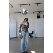 Özge Özgenç Yıkamalı Straight Fit Jean