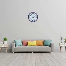 Çetiner Group Violet Mor 36 cm Standart Duvar Saati