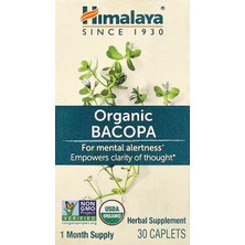 Himalaya Organic Bacopa Monnieri Mental Alertness 30 Caplets