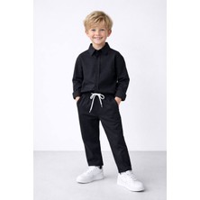 Butik Erkek Çocuk %100 Pamuklu Gömlekli 2'li Takım