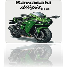 Urzuva Ninja H2 Gaming Oyuncu Xxl Mouse Pad Kaydırmaz Dikişli Mousepad 480X400X4 mm Dikişli Model