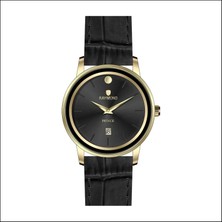 Raymond Erkek Kol Saati Goldk  Deri Kordon