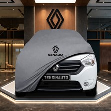 ULTRASHOP Renault Lodgy Gri Kumaş Oto Branda Araca Özel Penye Araba Brandası Araç Örtüsü
