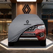ULTRASHOP Renault Alaskan Gri Kumaş Oto Branda Araca Özel Penye Araba Brandası Araç Örtüsü